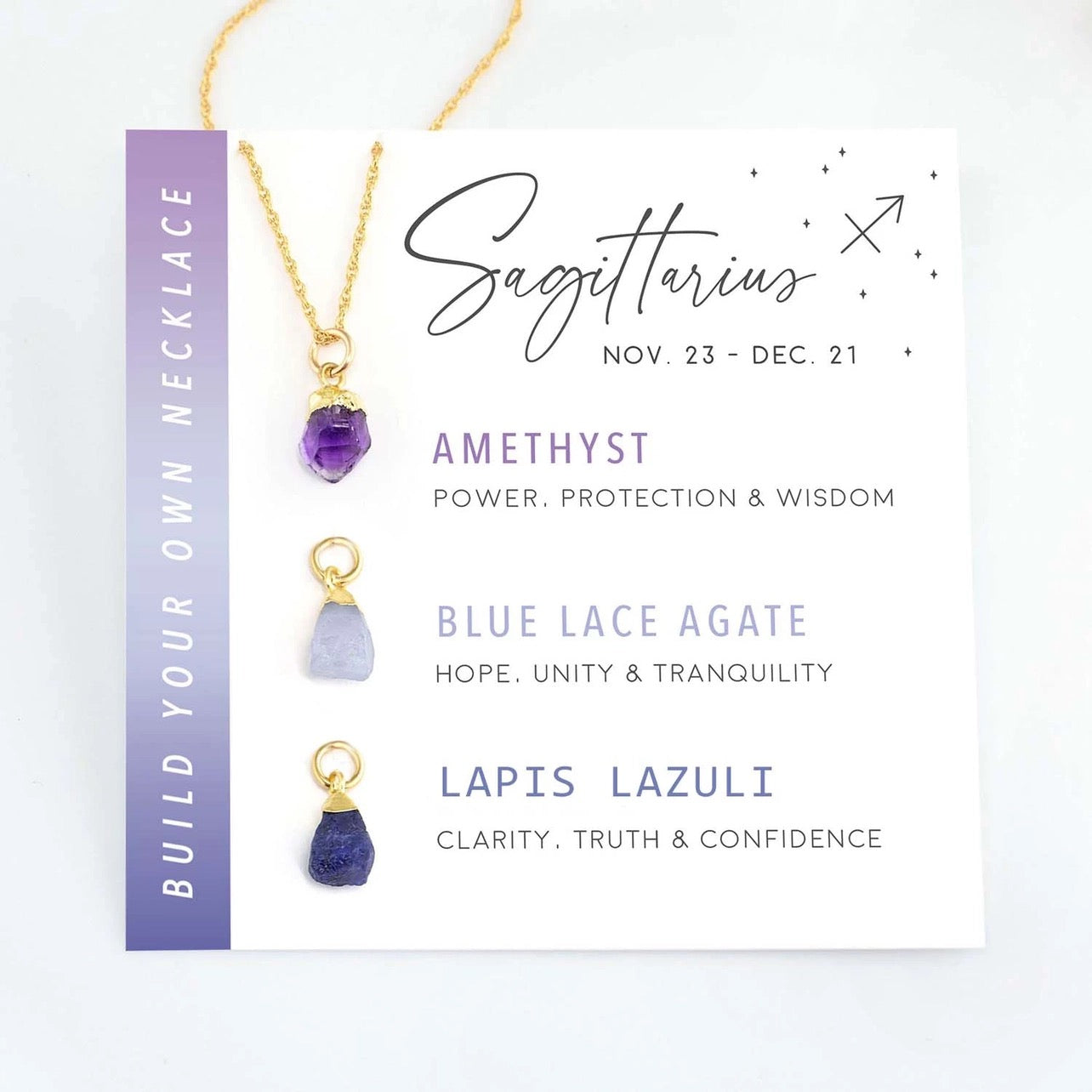 ZODIAC BUILD YOUR OWN NECKLACE SET