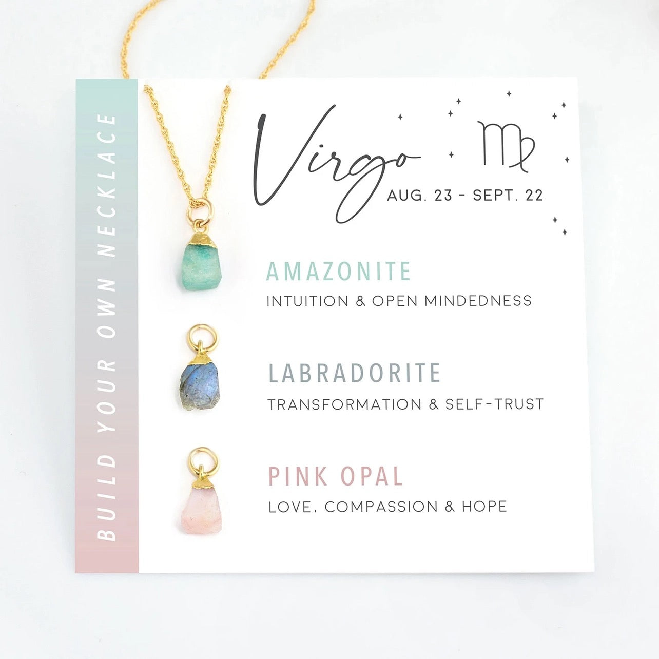 ZODIAC BUILD YOUR OWN NECKLACE SET