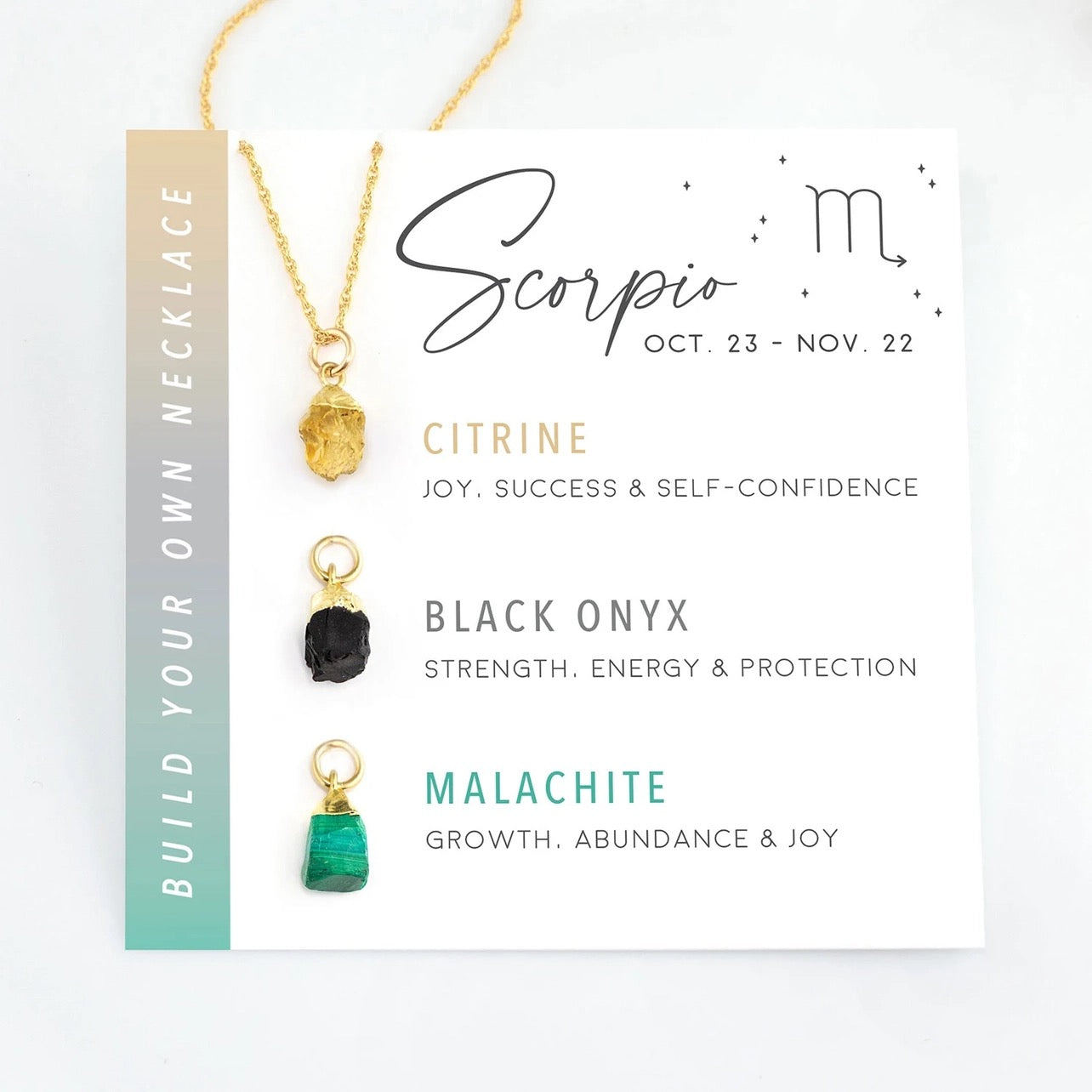 ZODIAC BUILD YOUR OWN NECKLACE SET