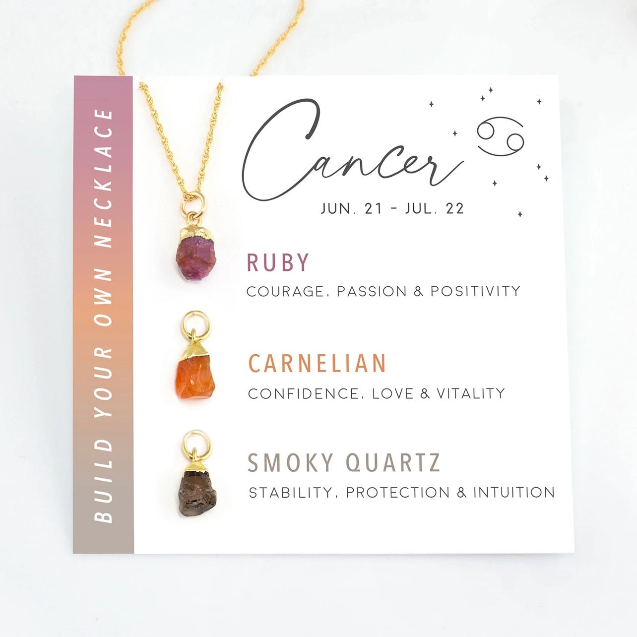 ZODIAC BUILD YOUR OWN NECKLACE SET