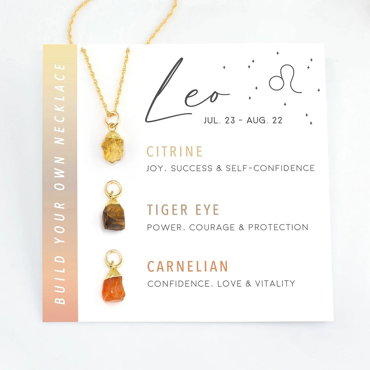 ZODIAC BUILD YOUR OWN NECKLACE SET
