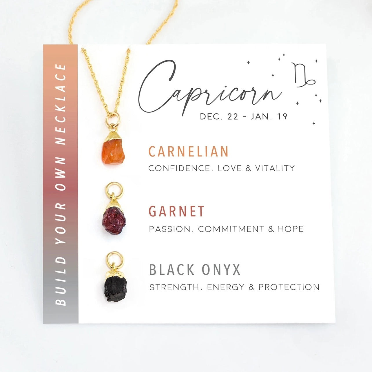 ZODIAC BUILD YOUR OWN NECKLACE SET