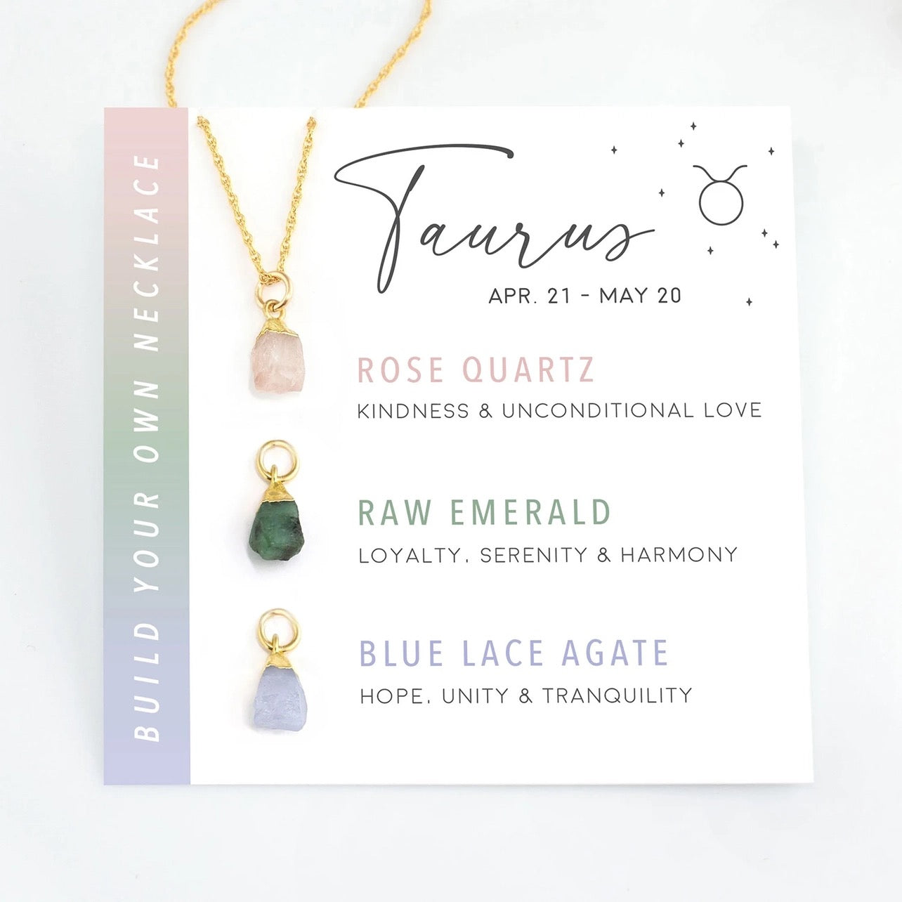 ZODIAC BUILD YOUR OWN NECKLACE SET