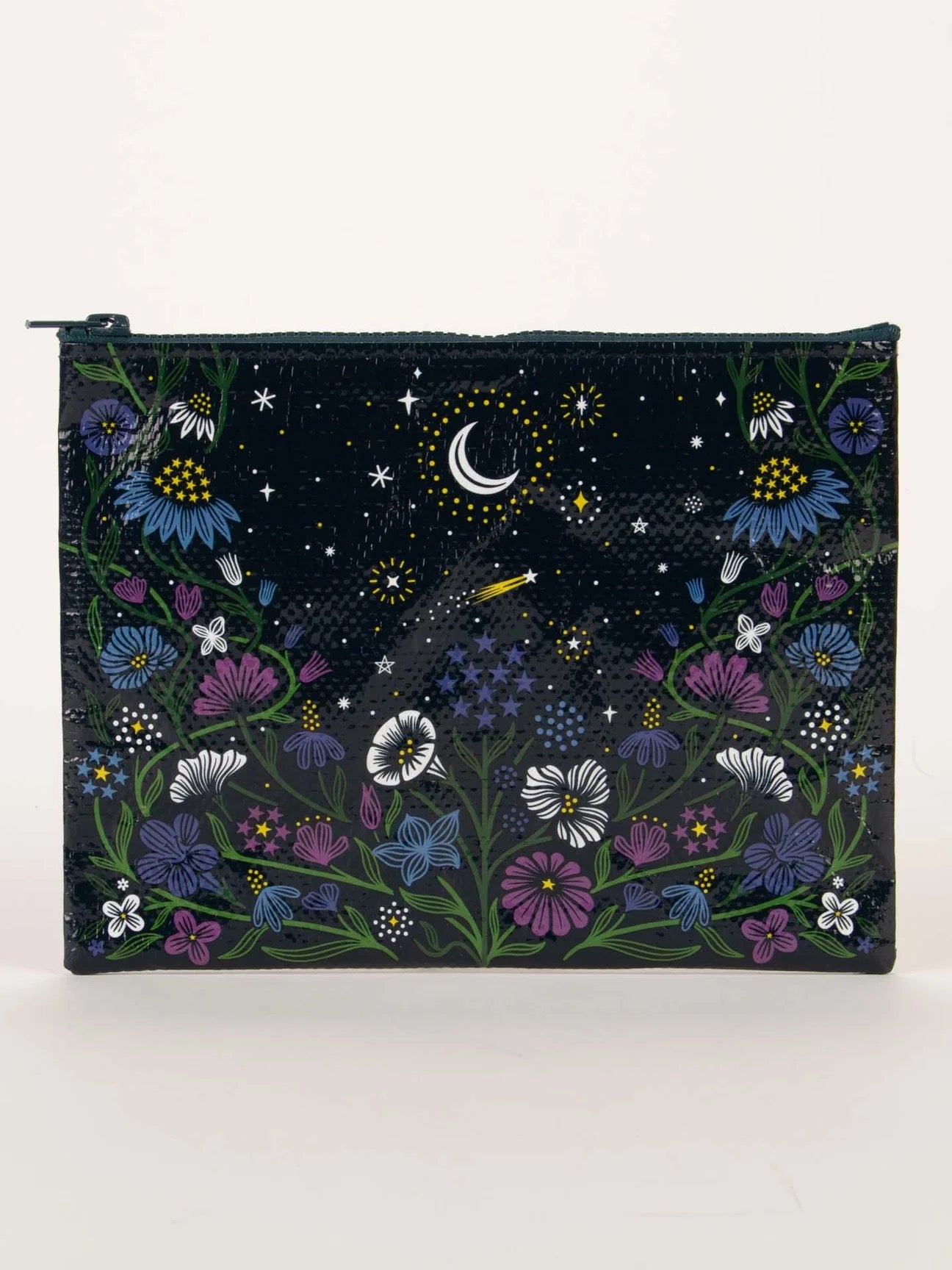 BLUE Q STARRY GARDEN ZIPPER POUCH