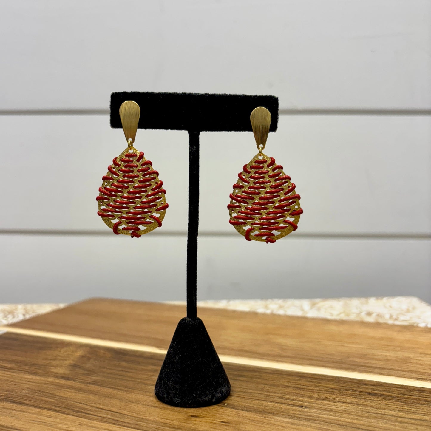 RED-Y FOR ANYTHING EARRINGS