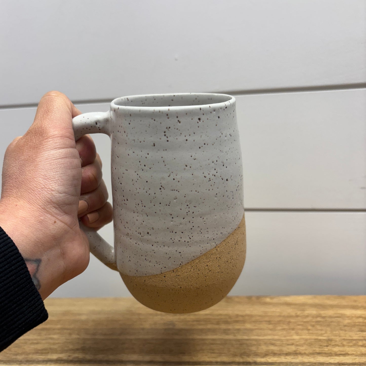 HANDMADE CERAMIC TALL MUG