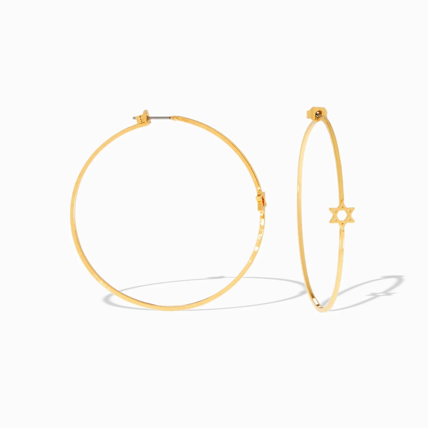 MARLYN SCHIFF STAR OF DAVID HOOPS