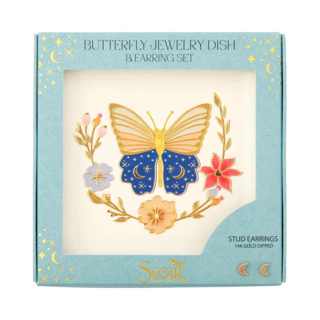 SCOUT CURATED WEARS JEWELERY DISH + EARRING SET