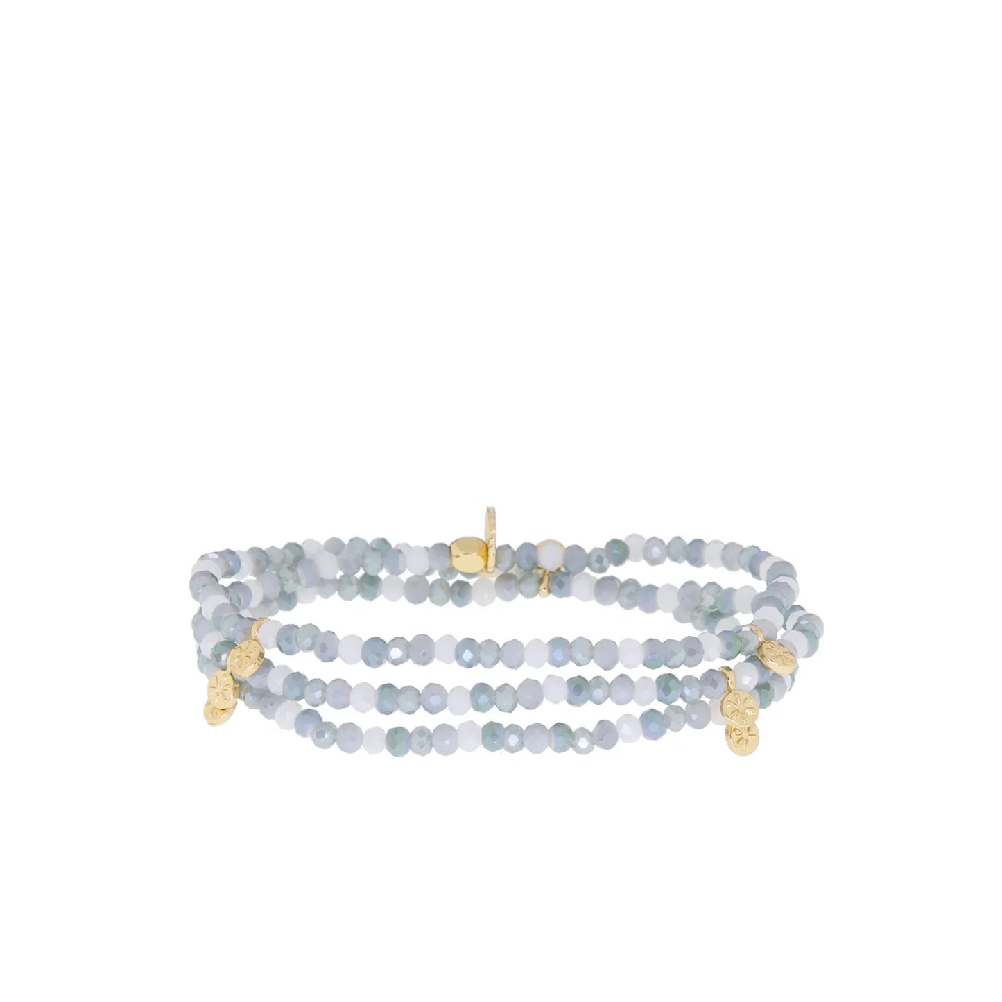 MARLYN SCHIFF MINI DISC STRETCH WRAP BRACELET