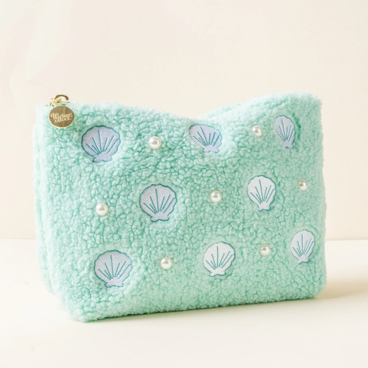SEASHELLS & PEARLS TEDDY POUCH