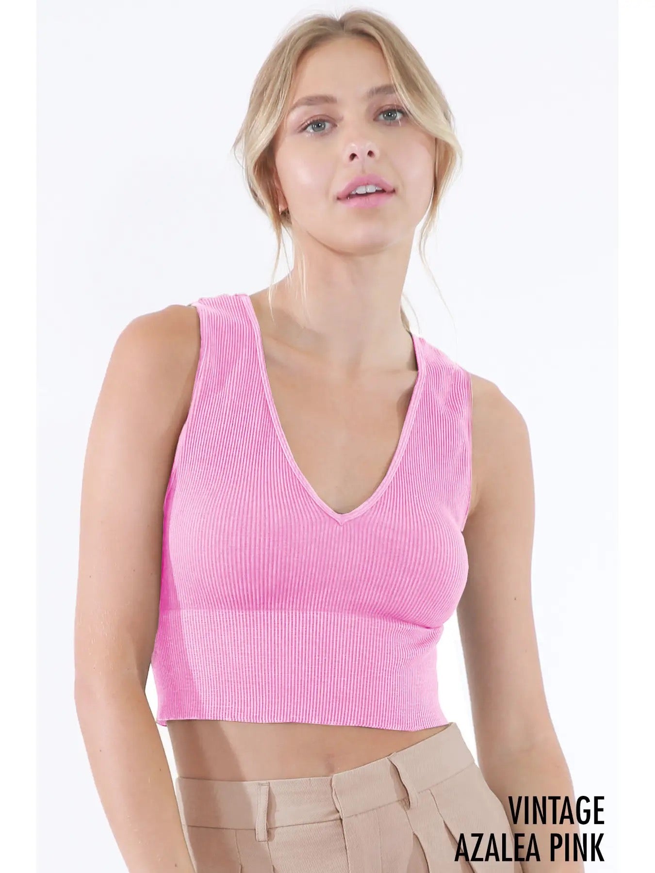THE EVERYDAY CROPPED V NECK