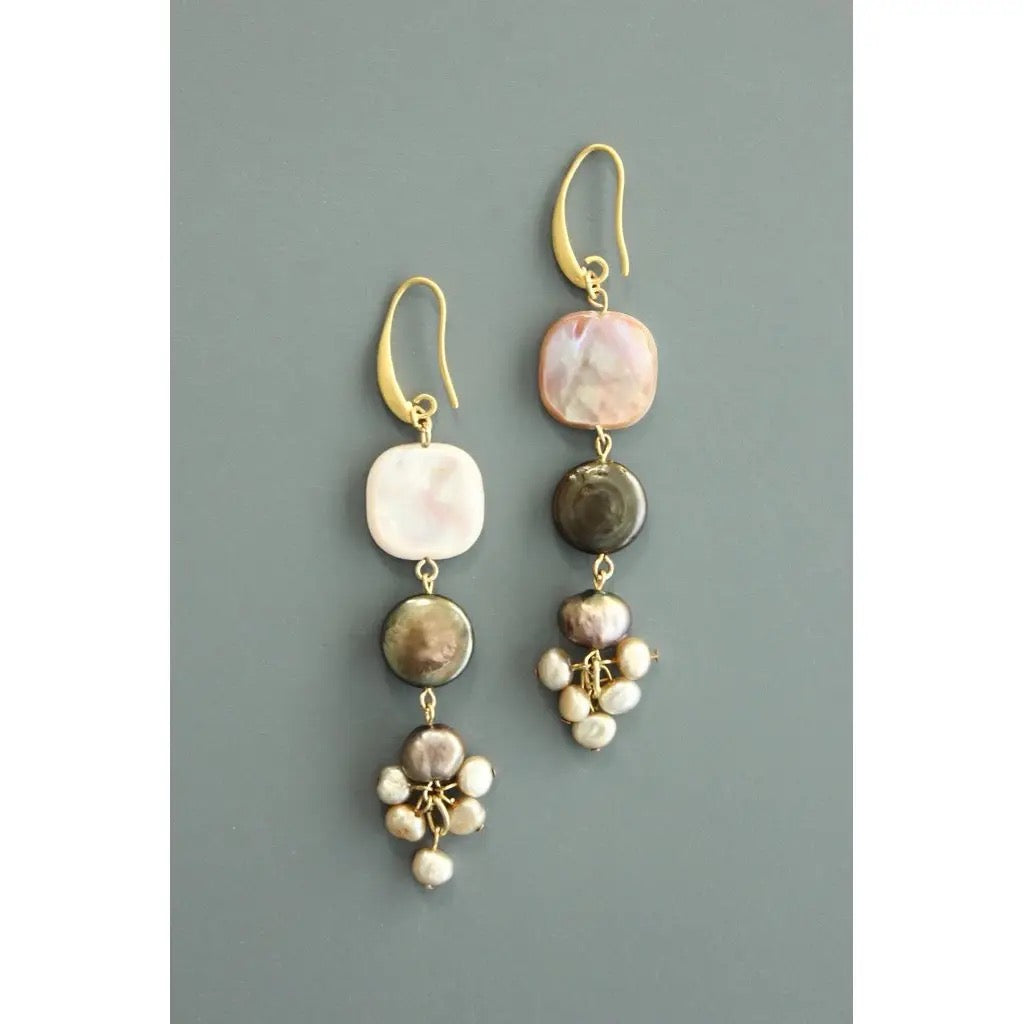 DAVID AUBREY PURE PEARL EARRINGS