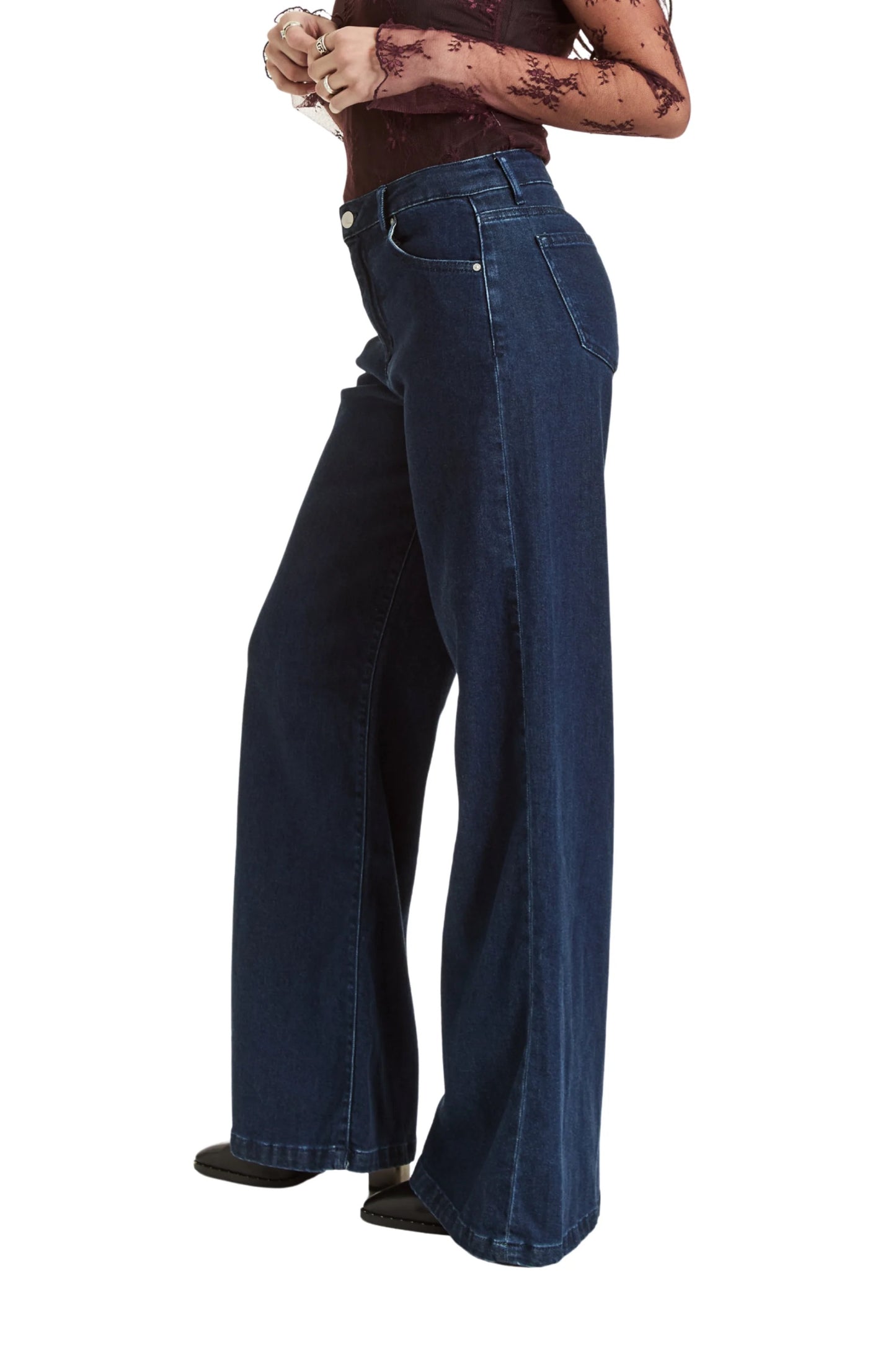 TRACTR SUPER SOFT WIDE LEG DENIM