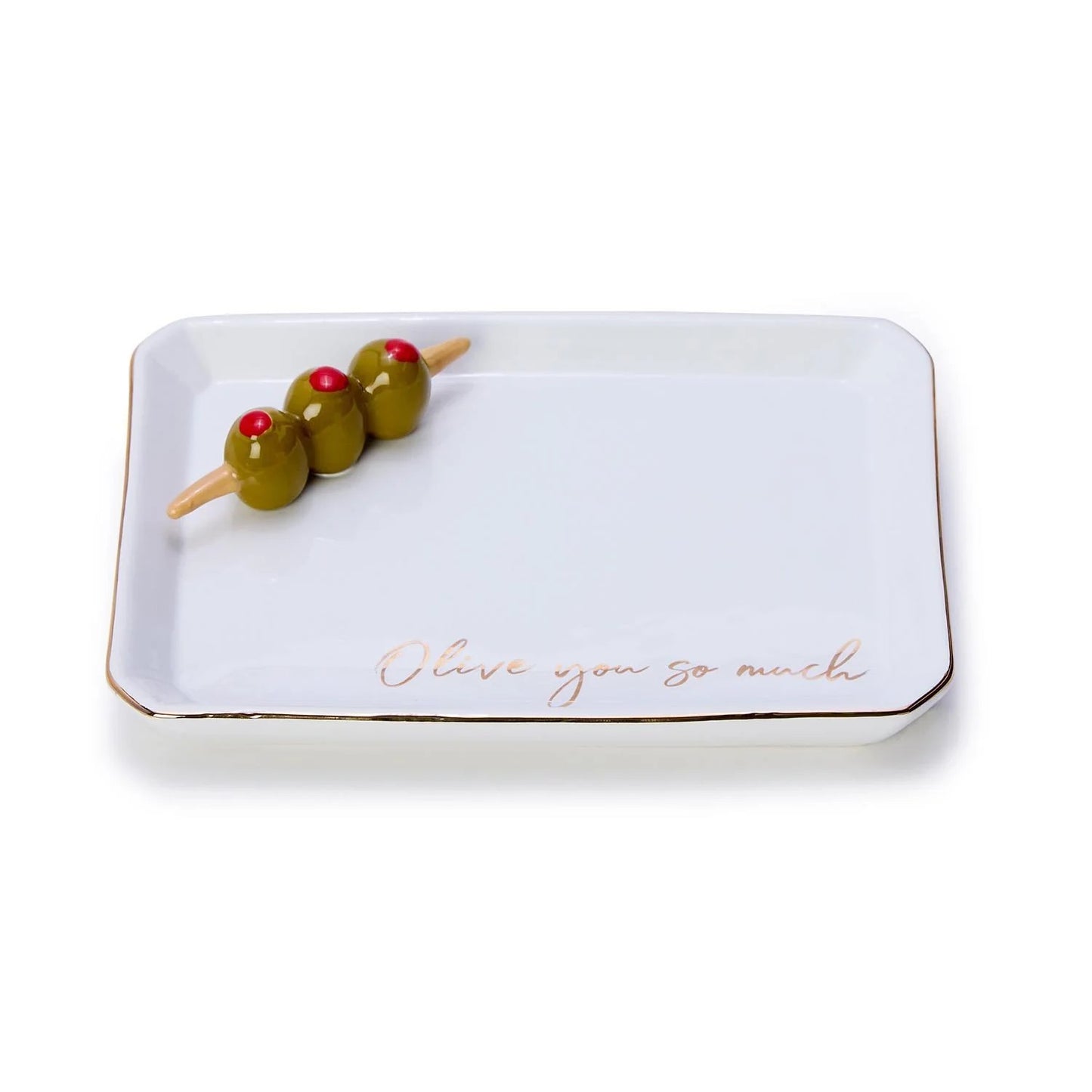 TWO'S COMPANY ICON TRINKET TRAY