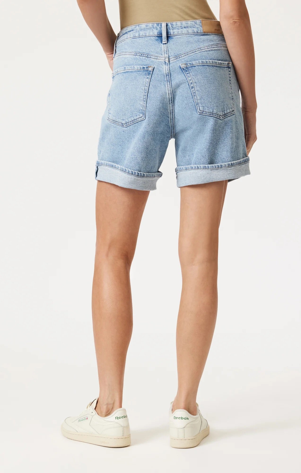 MAVI HEIDI CUFFED DENIM SHORTS