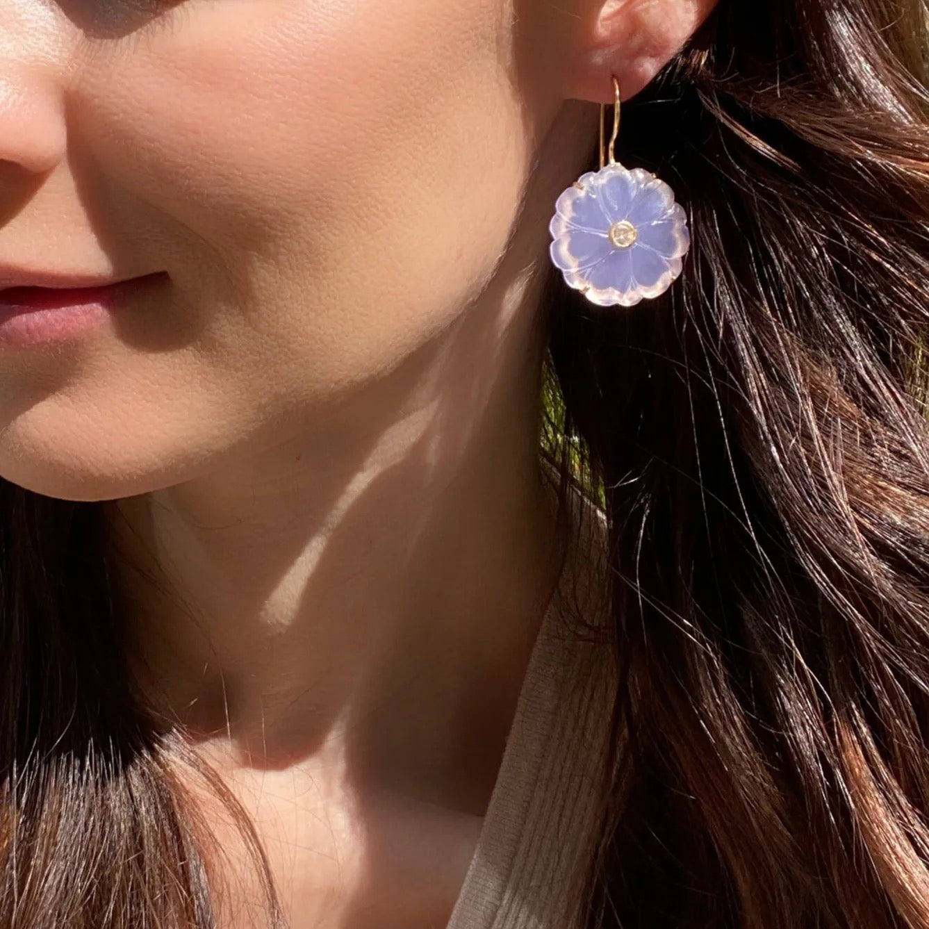 AMELIA ROSE MAGNOLIA EARRING