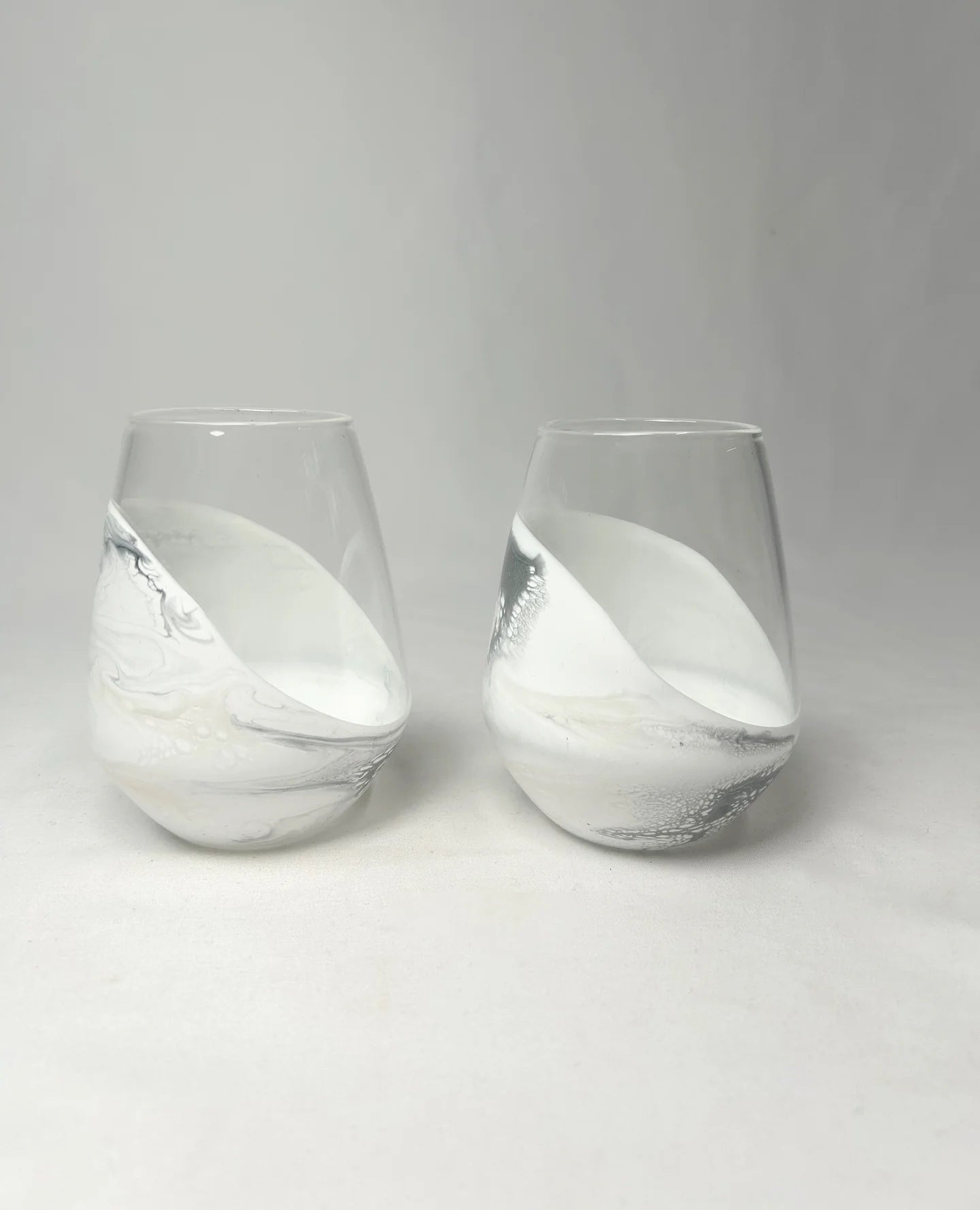 RESIN COATED ENTERTAINING GLASSES