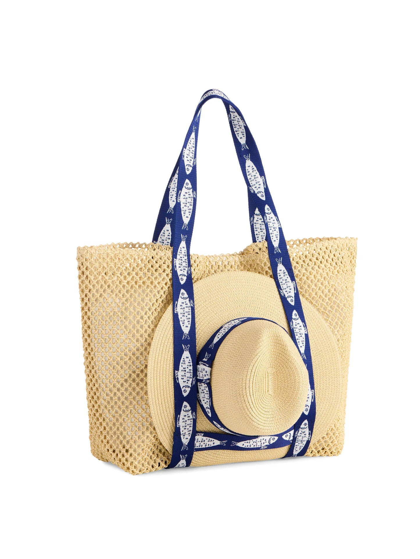 SET SAIL TOTE & HAT SET