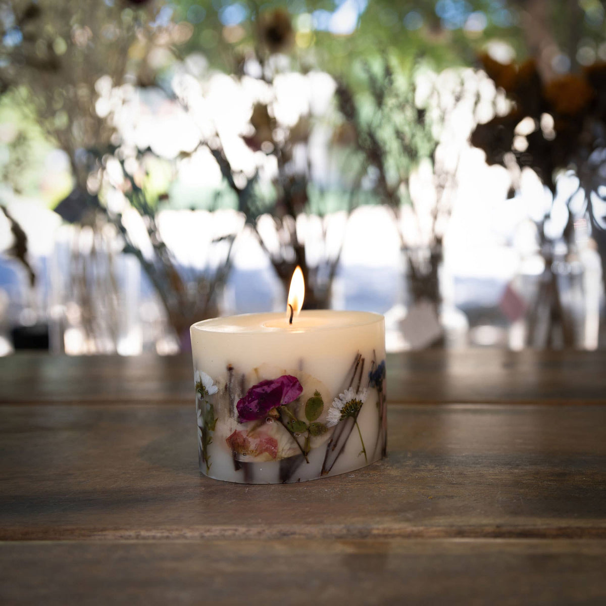 Petite Botanical Candle - Apricot Rose
