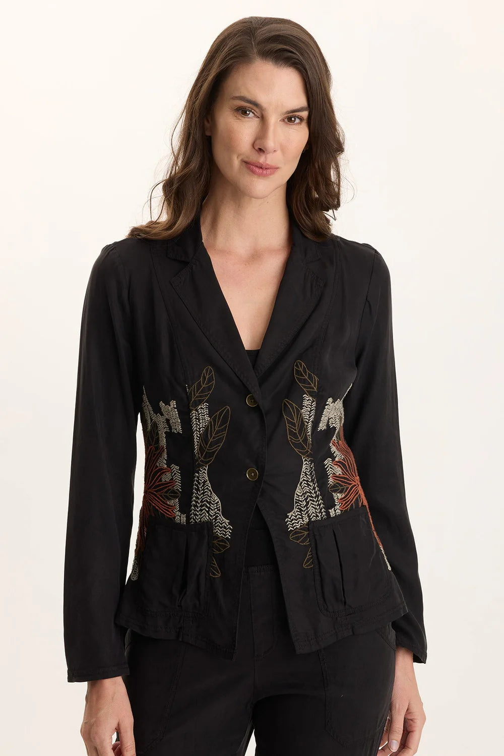 DANSKI EMBROIDERED SOFT TWILL BLAZER