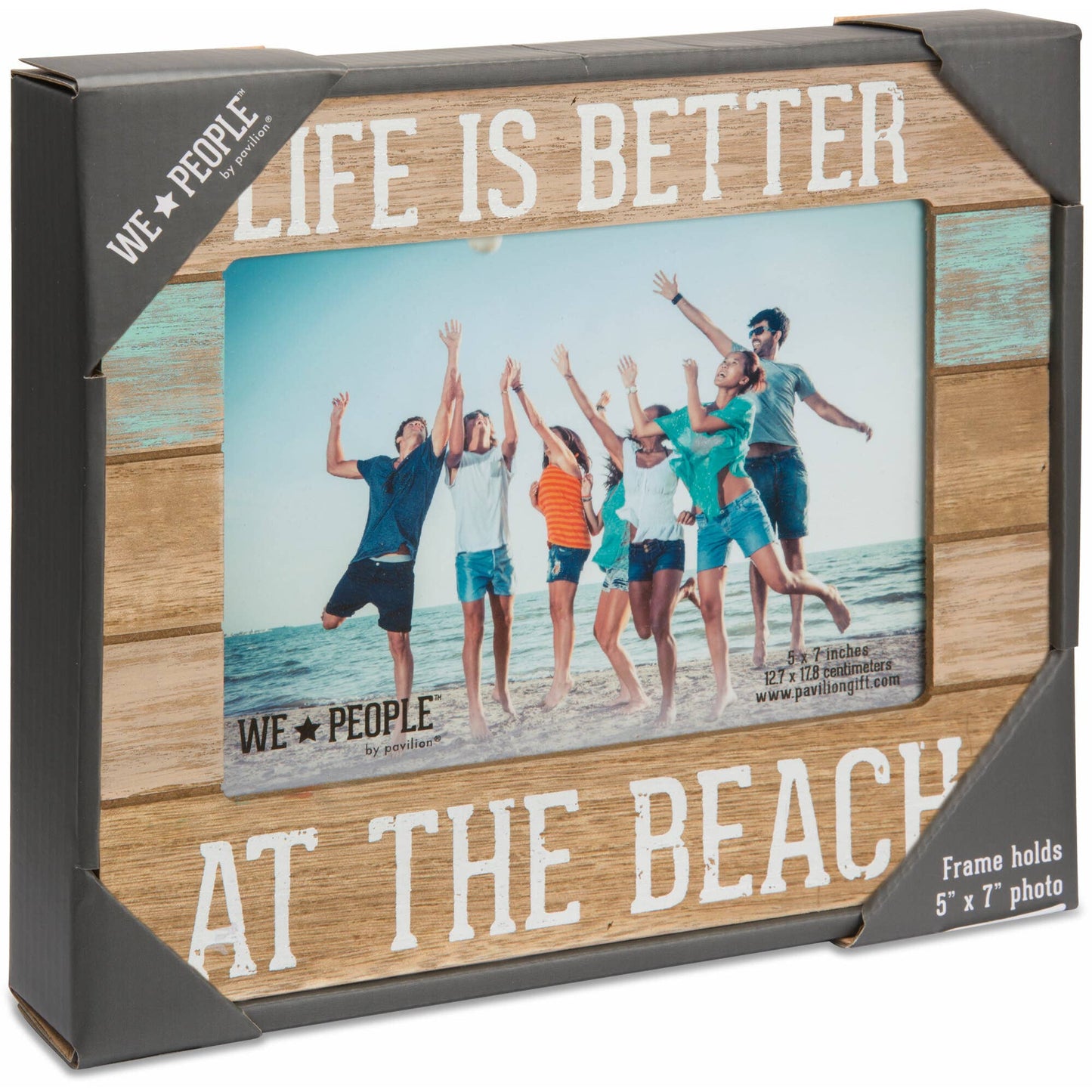 Beach People - 7.25" x 9" Frame
(Holds 5" x 7" photo)
