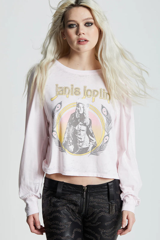 JANIS JOPLIN LONG SLEEVE TOP