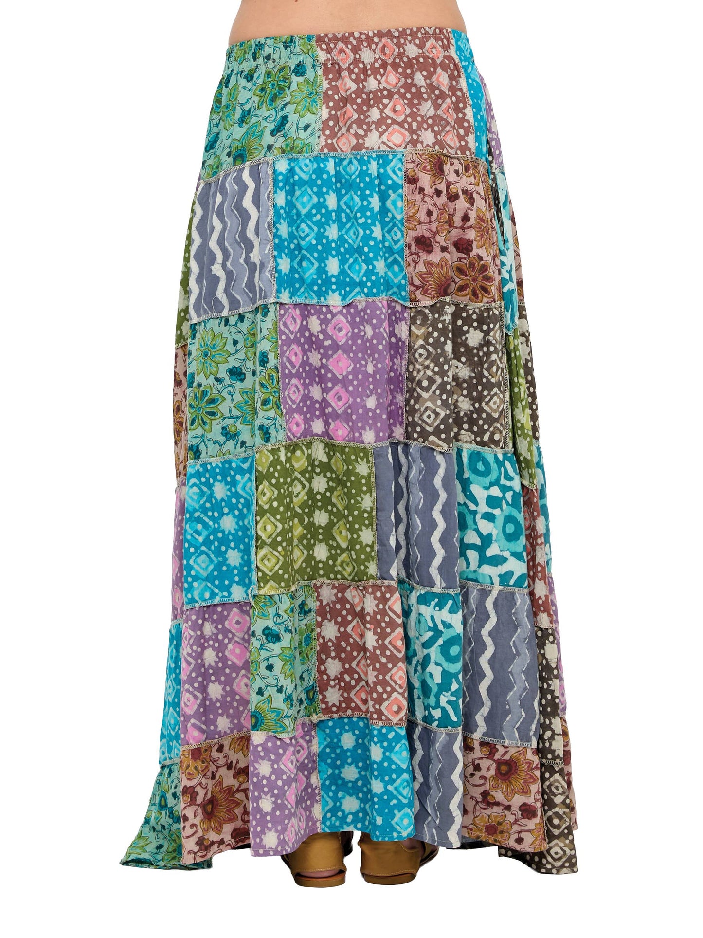 Hippie Skirt Patchwork Floral