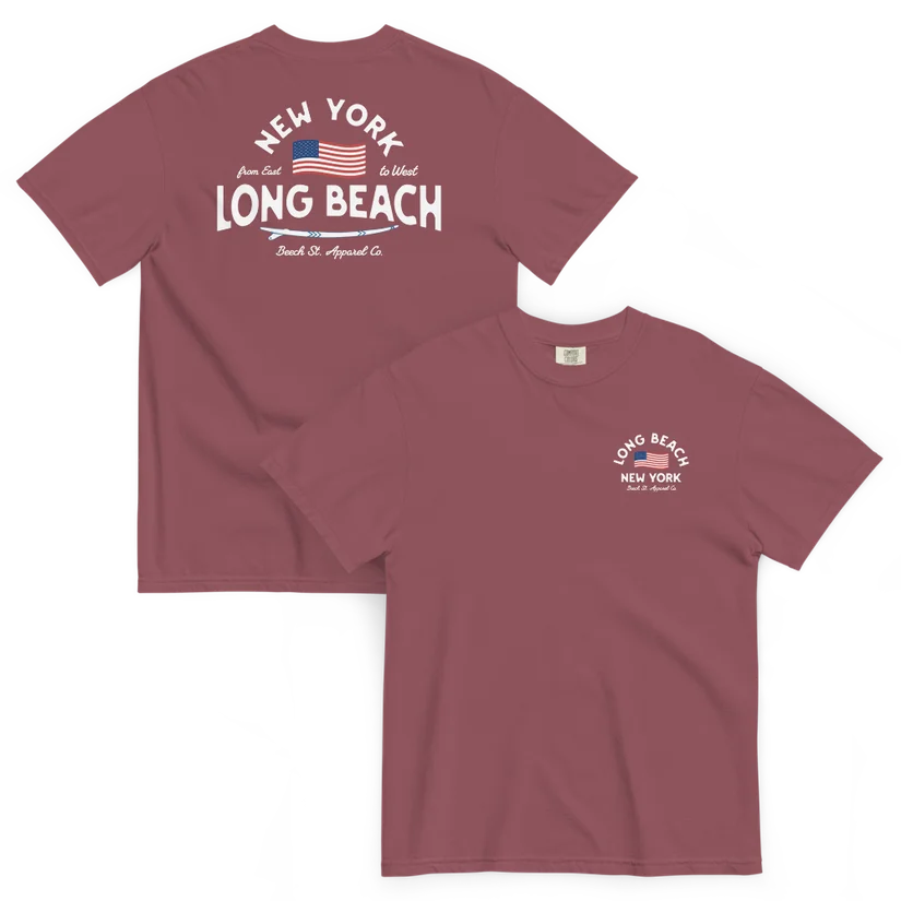 BEECH STREET APPAREL CO. EAST TO WEST T-SHIRT