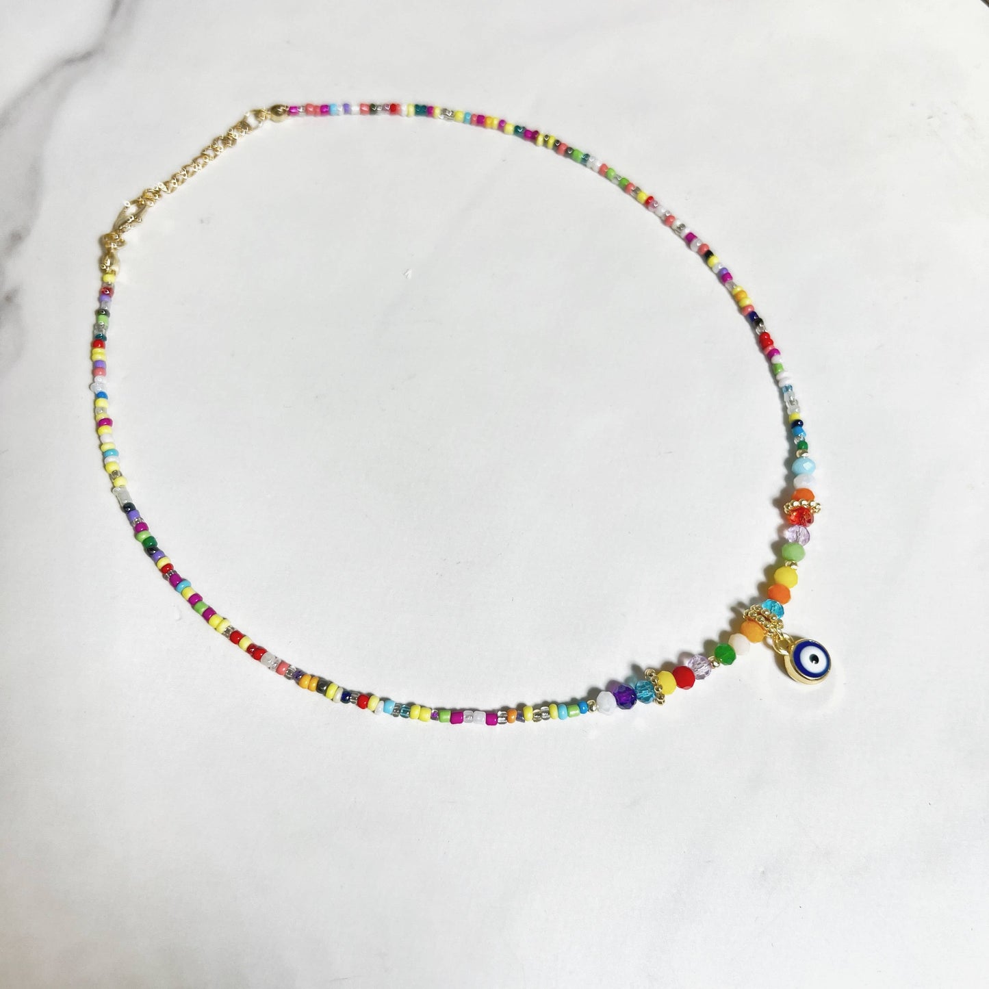 Evil Eye Protection Beaded Necklace-Assortment