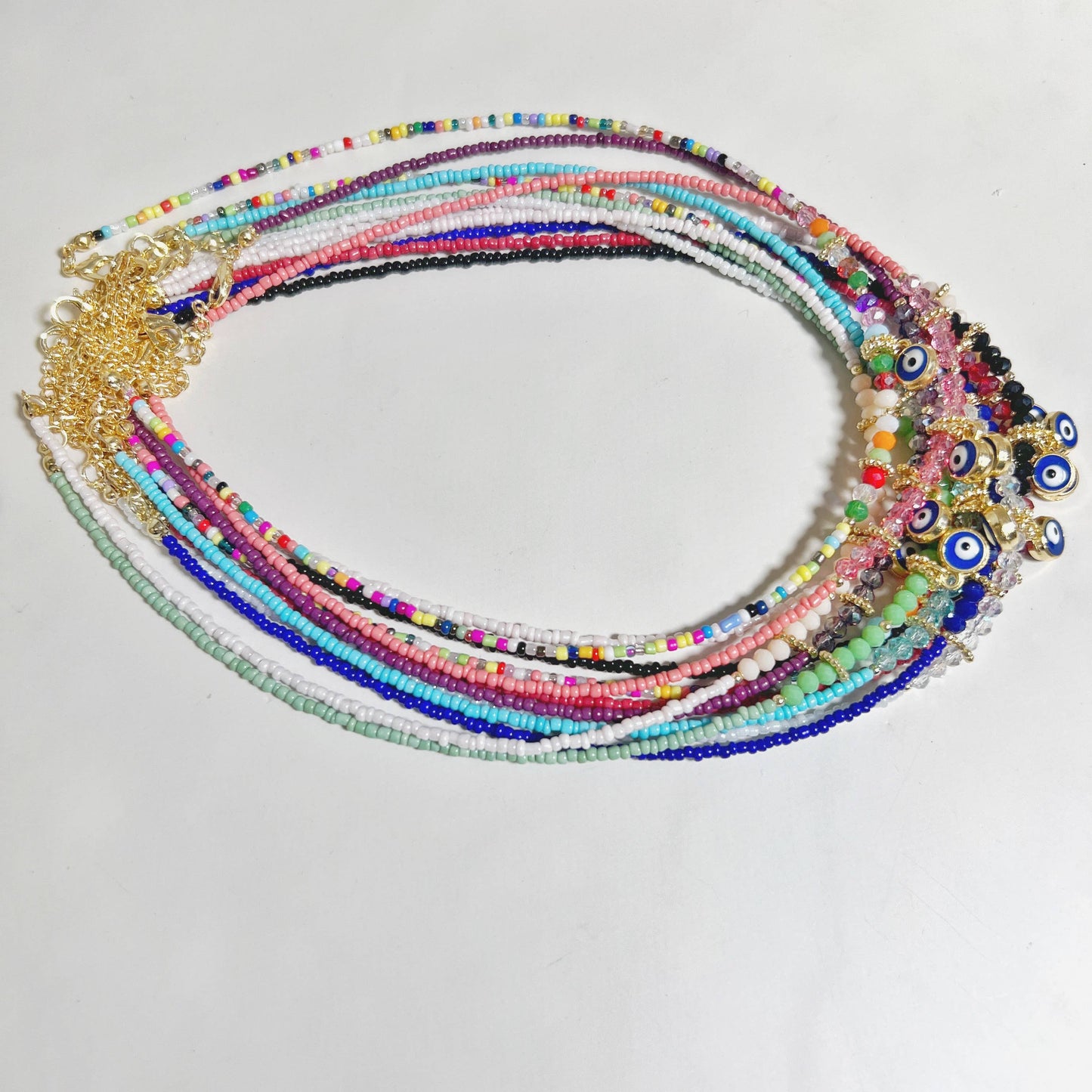 Evil Eye Protection Beaded Necklace-Assortment
