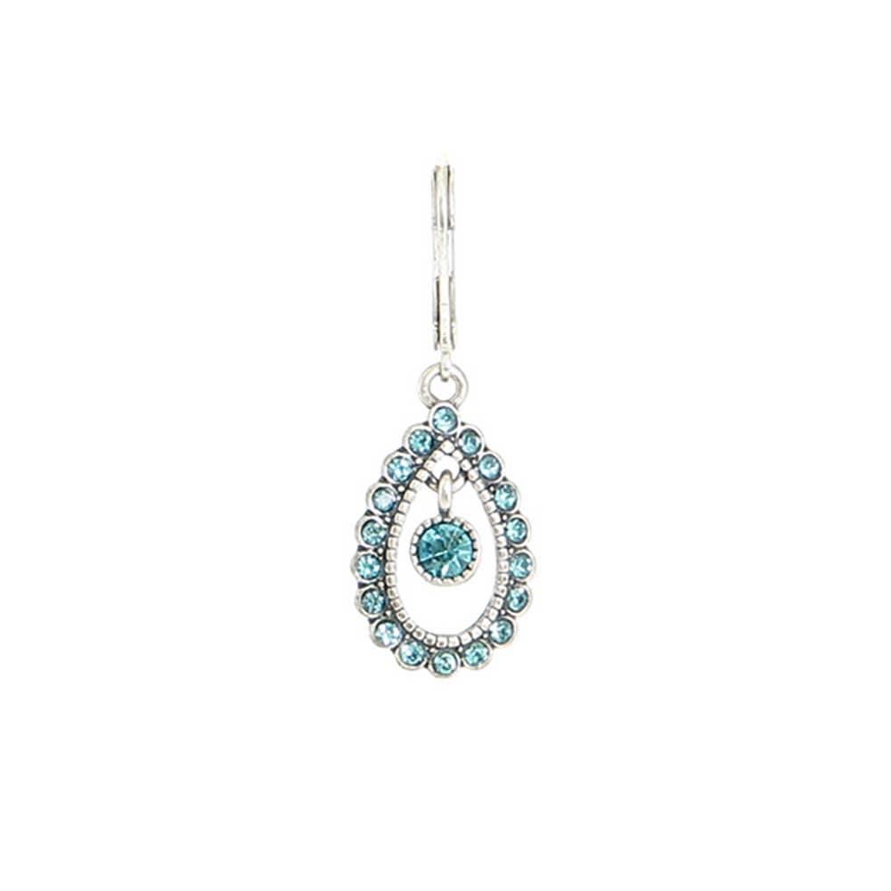 Crystal Teardrop Dangle Earrings