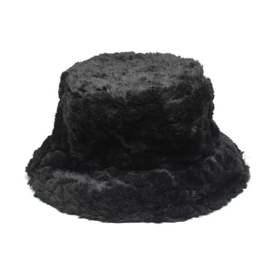 FUR BUCKET HAT