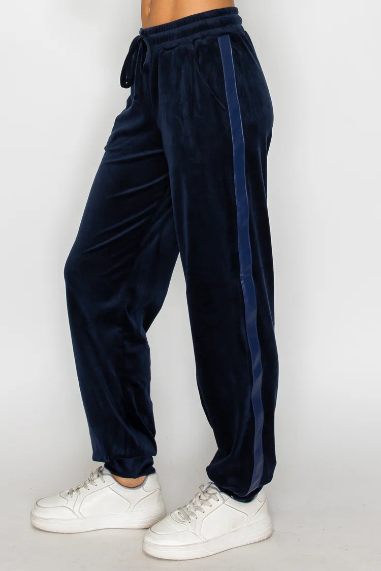 VELOUR TRACK JOGGER