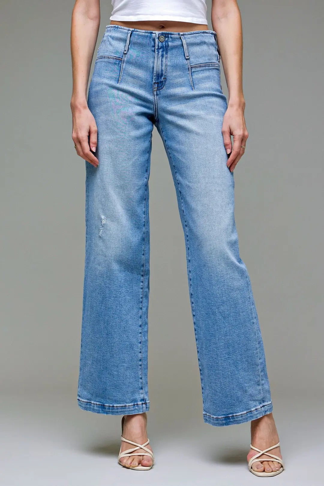 HIDDEN LOGAN DAD JEANS