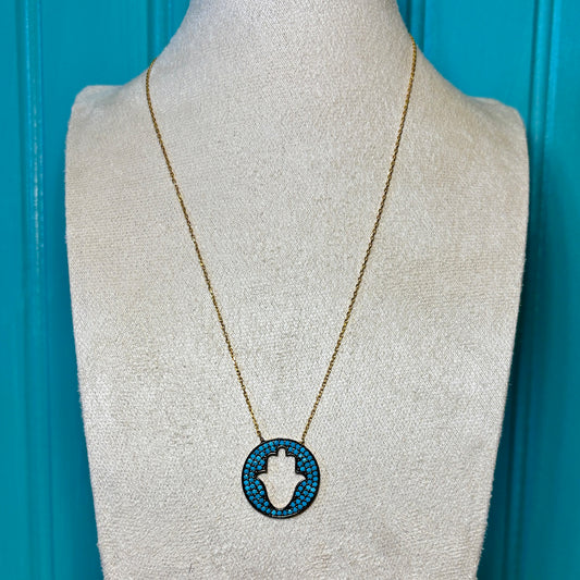 HAMSA PENDANT NECKLACE