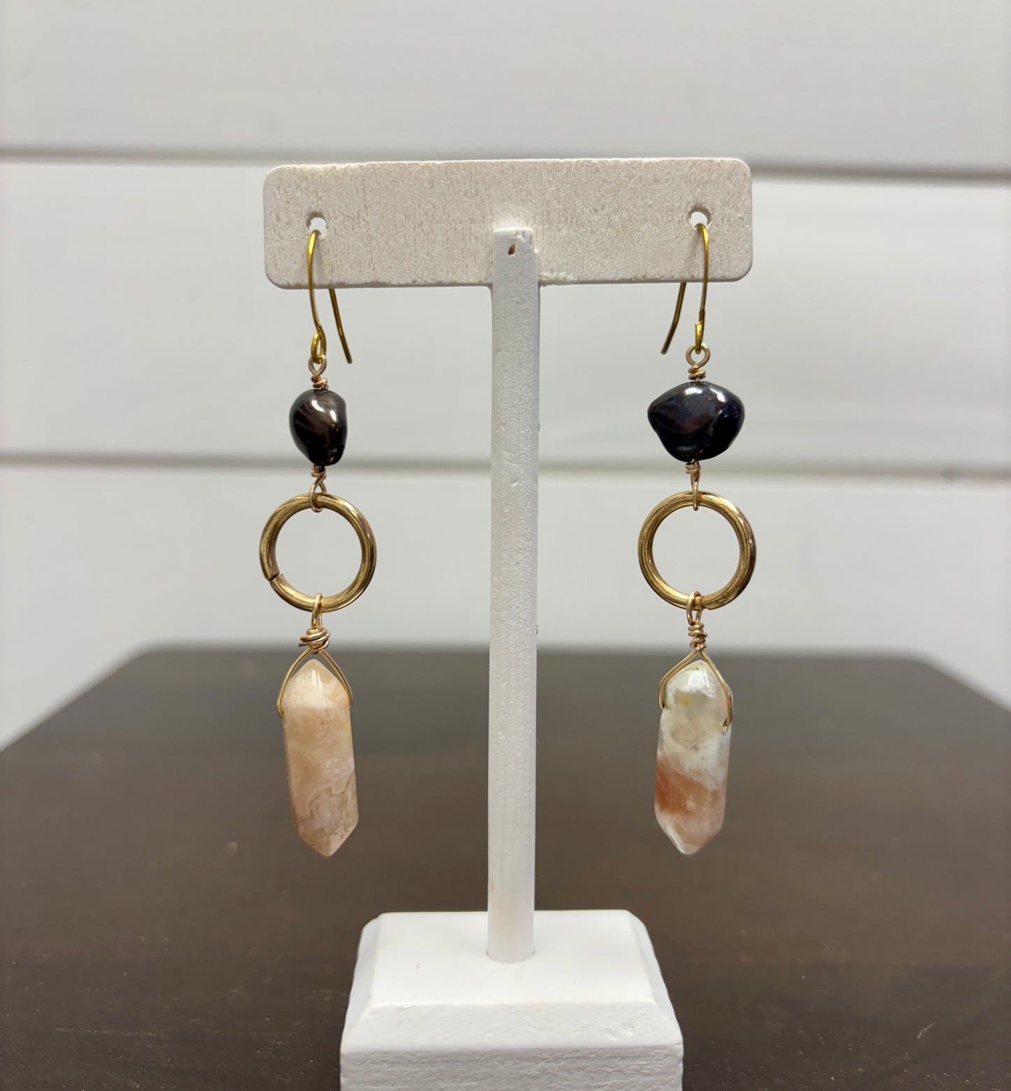LUCA DESIGNS SUNSTONE DROP EARRINGS
