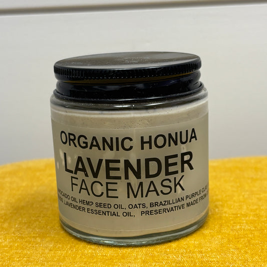 ORGANIC HONUA LAVENDER FACE MASK