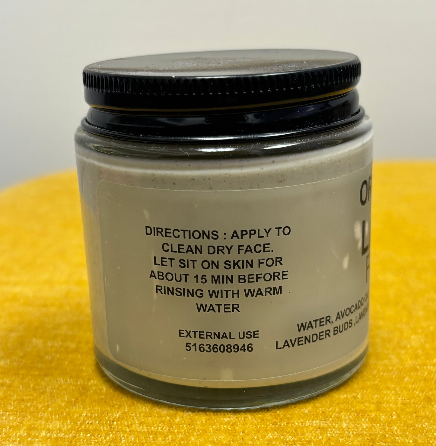 ORGANIC HONUA LAVENDER FACE MASK