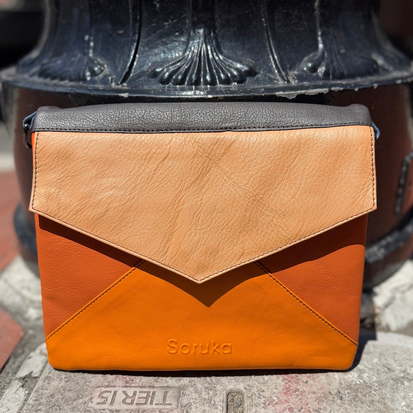 SORUKA MEI REVERSIBLE CROSSBODY BAG