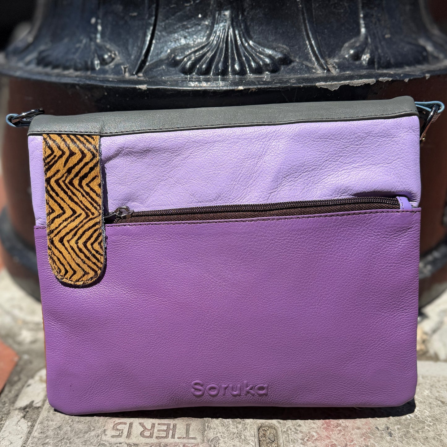 SORUKA MEI REVERSIBLE CROSSBODY BAG