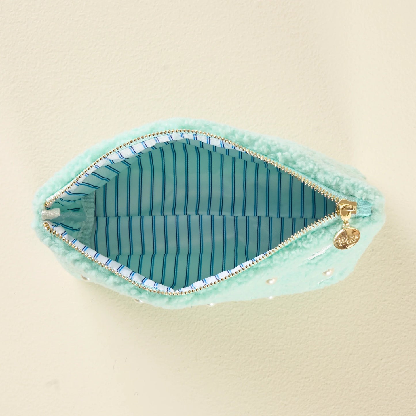 SEASHELLS & PEARLS TEDDY POUCH