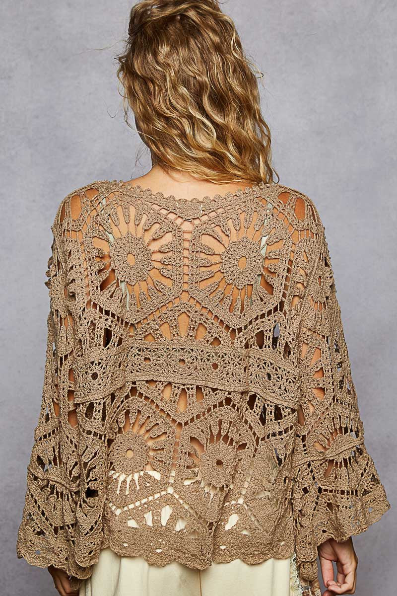 KNIT WITH IT CROCHET CROPPED SWEATER