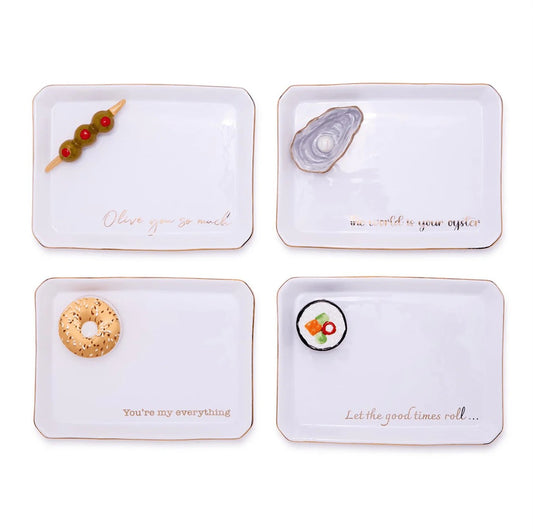 TWO'S COMPANY ICON TRINKET TRAY