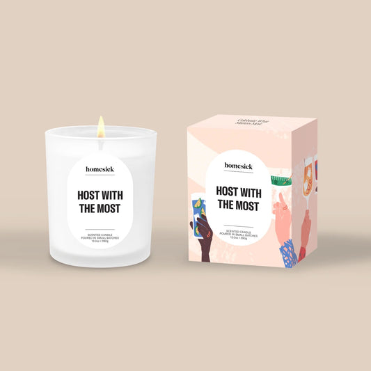 HOMESICK HOST WITH THE MOST CANDLE