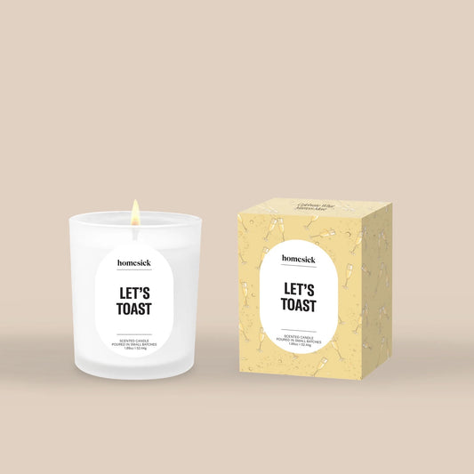HOMESICK LET'S TOAST MINI CANDLE