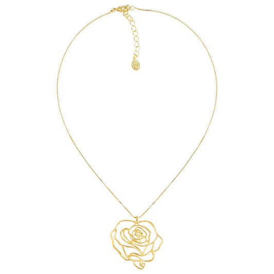 ROSE PENDANT NECKLACE