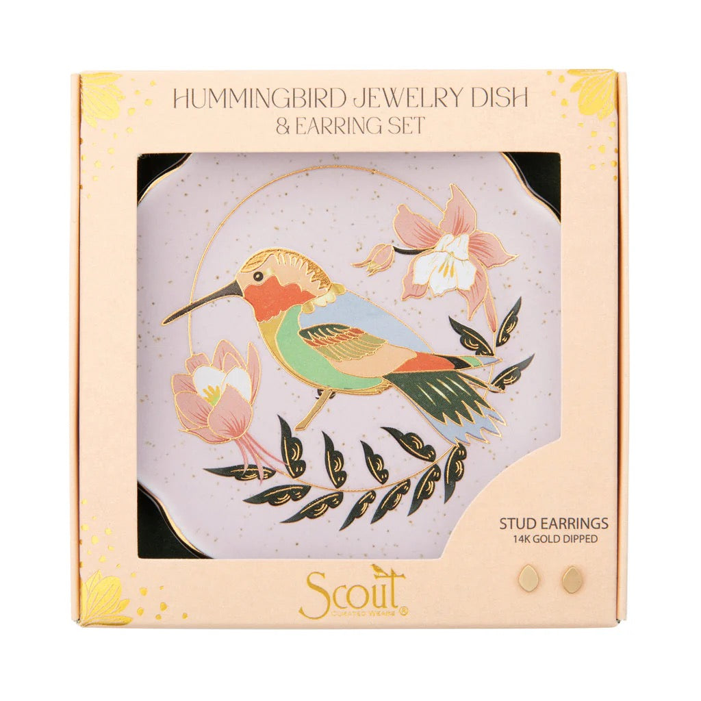 SCOUT CURATED WEARS JEWELERY DISH  + EARRING SET