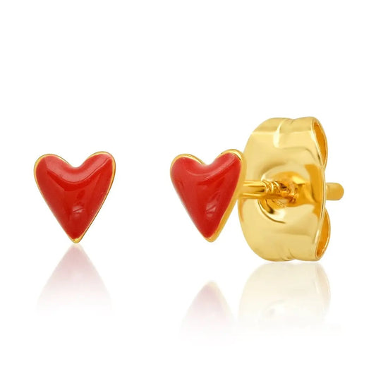 PUFFY HEART EARRINGS