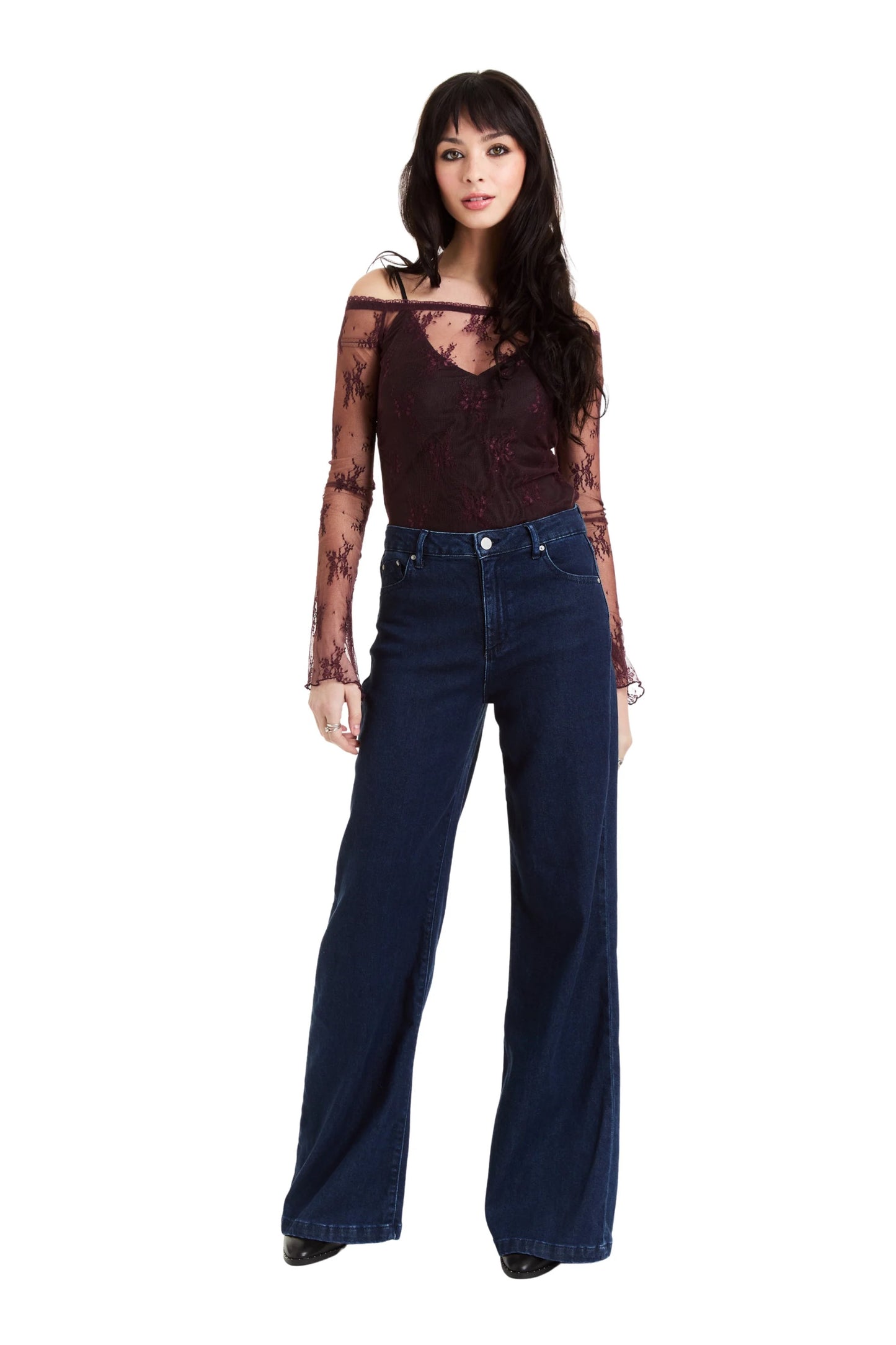 TRACTR SUPER SOFT WIDE LEG DENIM