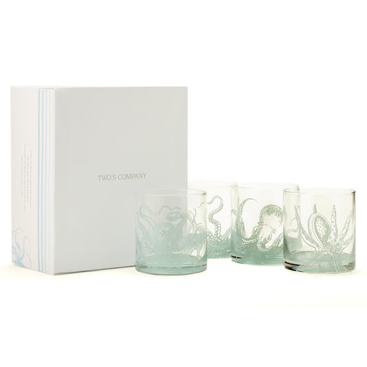 TWO'S COMPANY OCTOPUS GLASSES